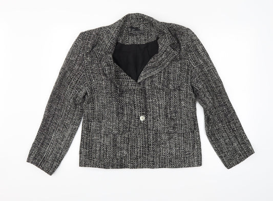 Harris Wallace Womens Multicoloured Check  Jacket  Size 12