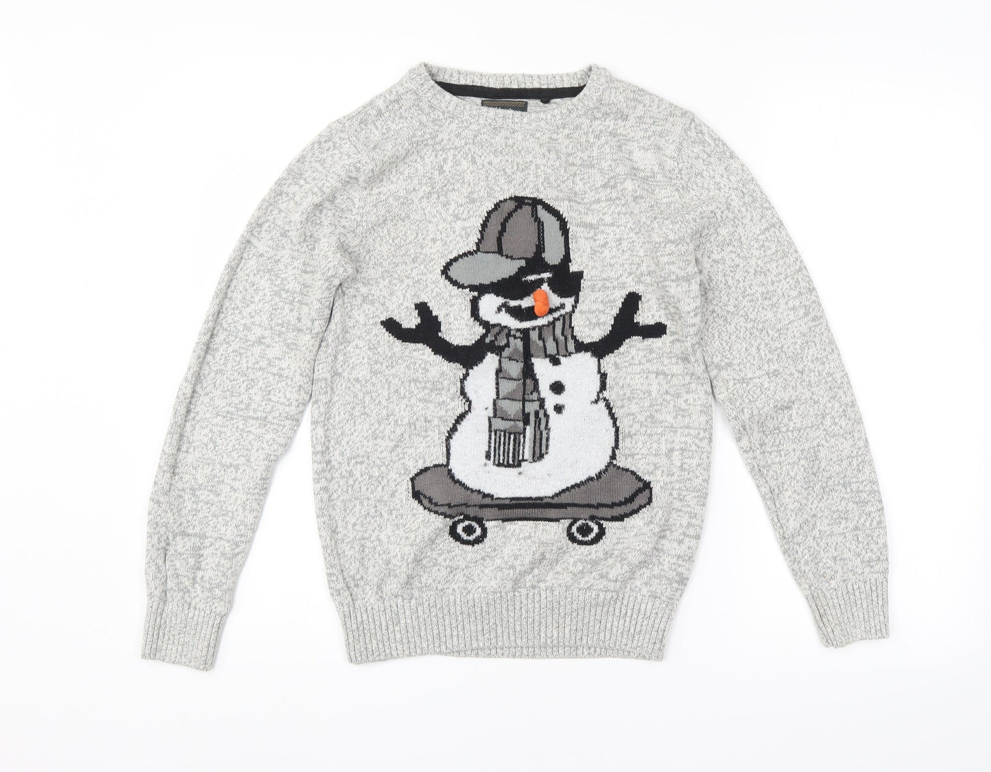 NEXT Girls Grey   Pullover Jumper Size 11 Years