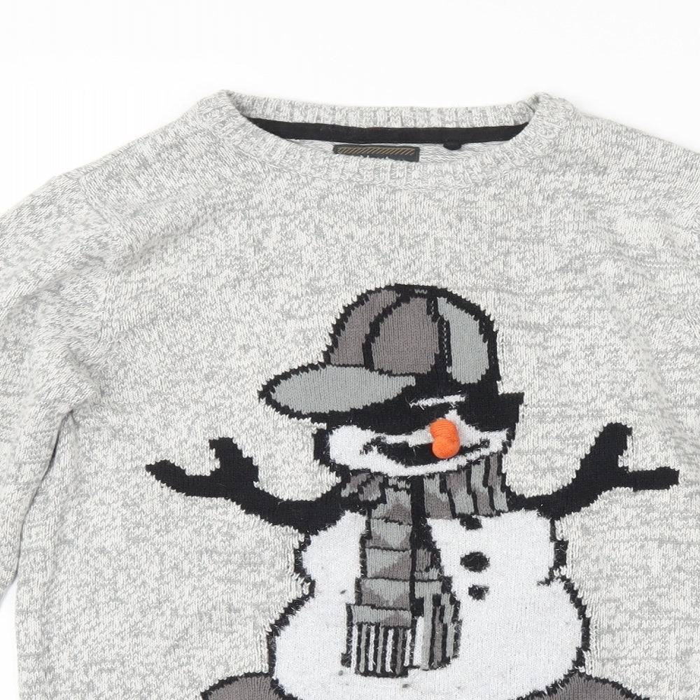 NEXT Girls Grey   Pullover Jumper Size 11 Years