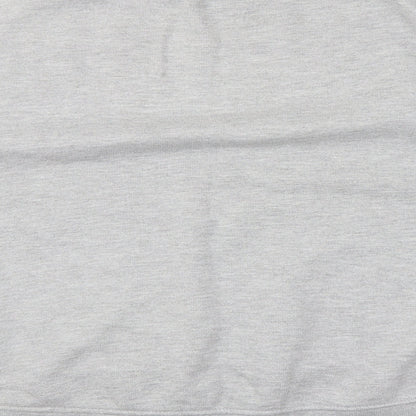 Fabric Womens Grey   Pullover Sweatshirt Size 14