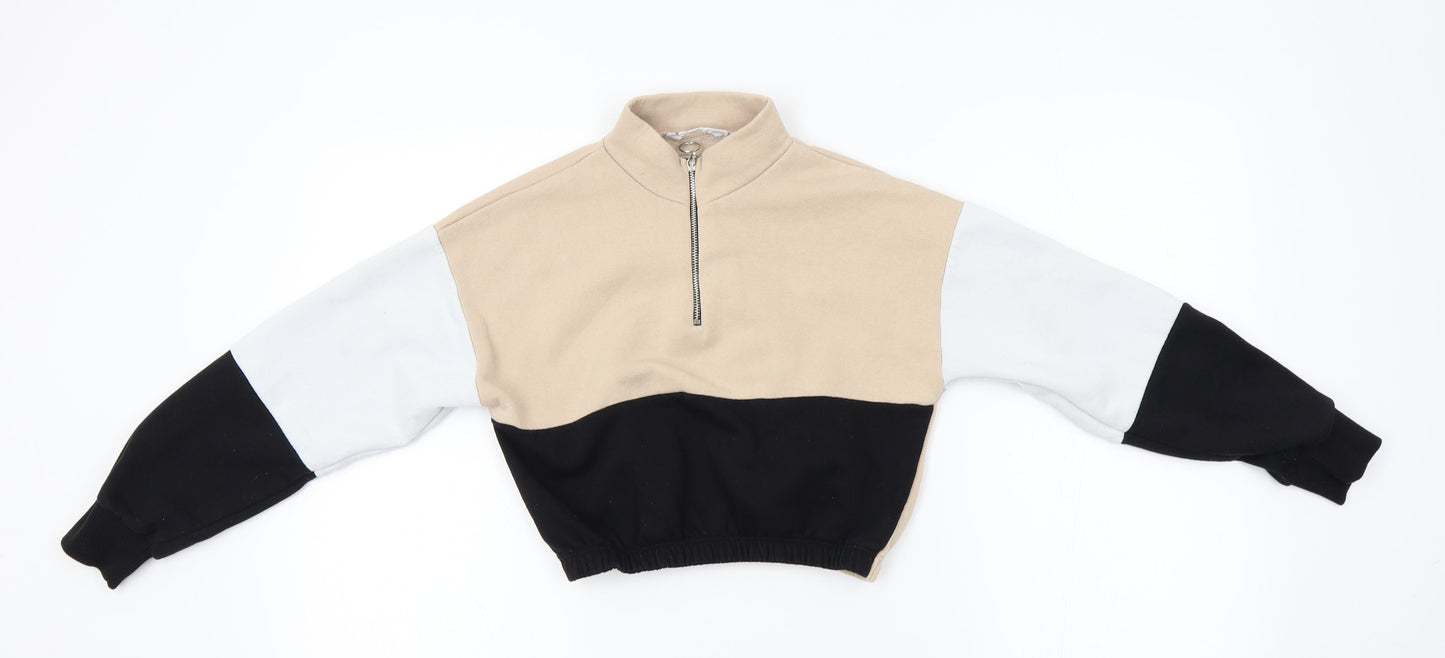 Candy Womens Beige   Pullover Sweatshirt Size 10