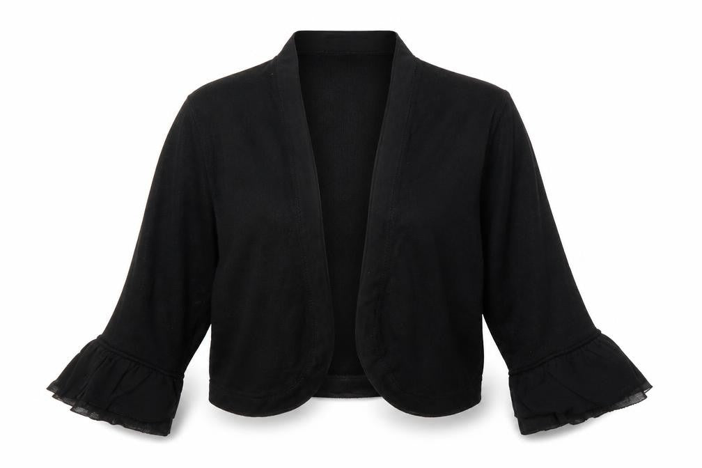 Coast Womens Black   Wrap Jumper Size M  - cropped