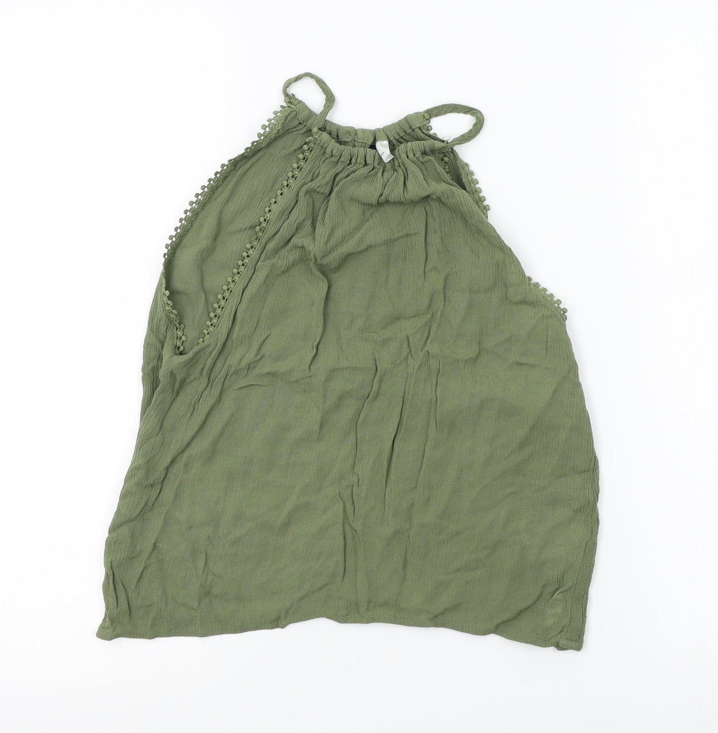 H&M Womens Green   Basic Tank Size 6