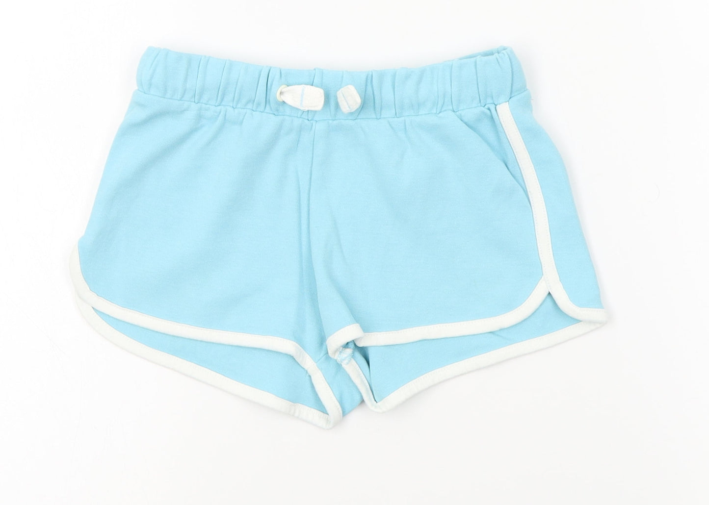 M&S Girls Blue    Sleep Shorts Size 6-7 Years  -