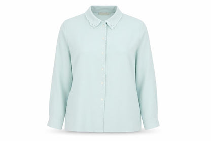EWM Womens Green   Basic Button-Up Size 18