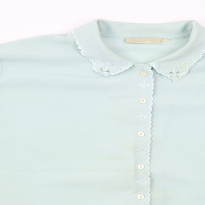 EWM Womens Green   Basic Button-Up Size 18