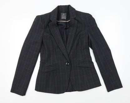 Additional front view of Atmosphere women’s grey jacket blazer, size UK 10