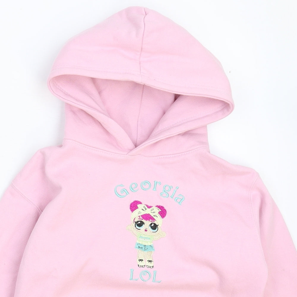 Cotton Ridge Girls Pink   Pullover Hoodie Size 10-11 Years
