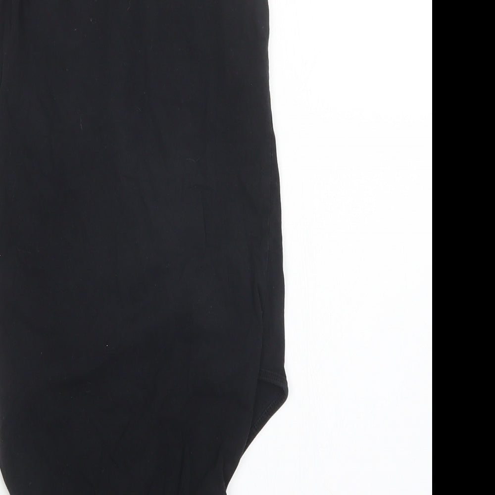 ASOS Womens Black   Bodysuit One-Piece Size 8