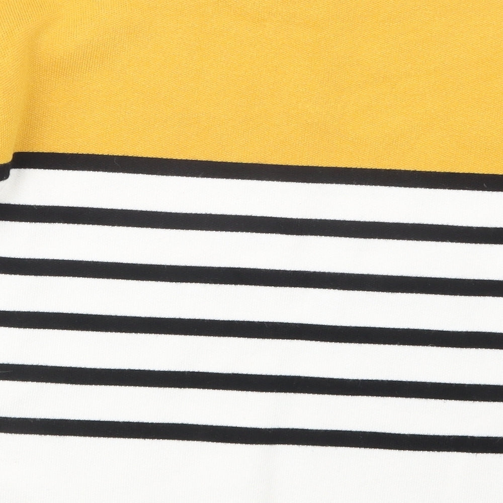 New Look Womens Black Striped  Pullover Jumper Size S