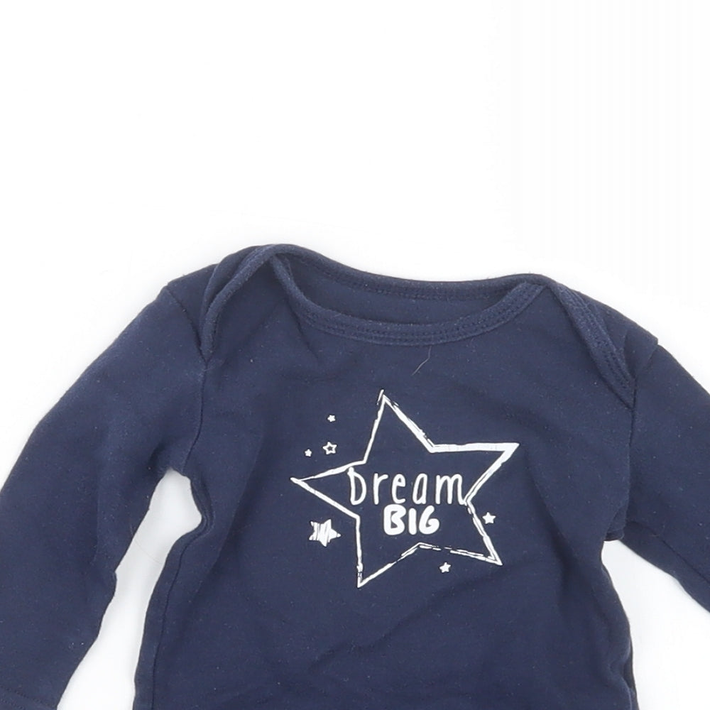 Matalan Boys Blue   Babygrow One-Piece Size 3-6 Months