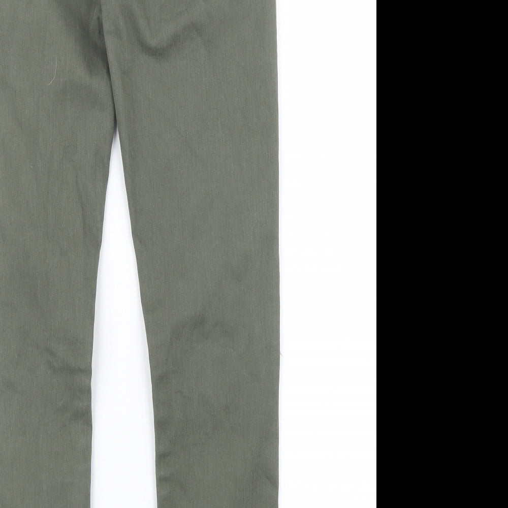 River Island Girls Green  Denim Straight Jeans Size 12 Years