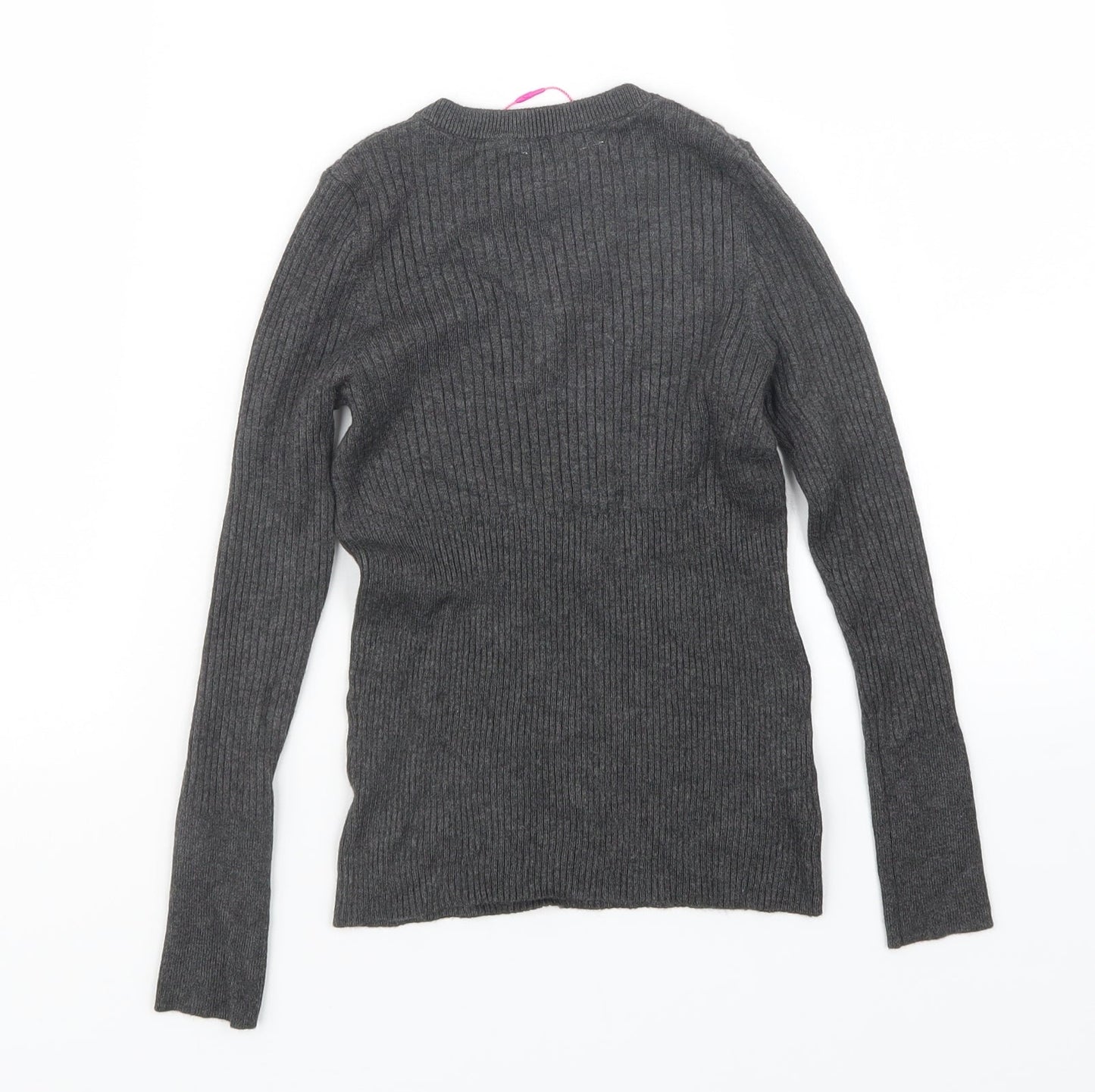 Candy Couture Girls Grey   Pullover Jumper Size 10 Years