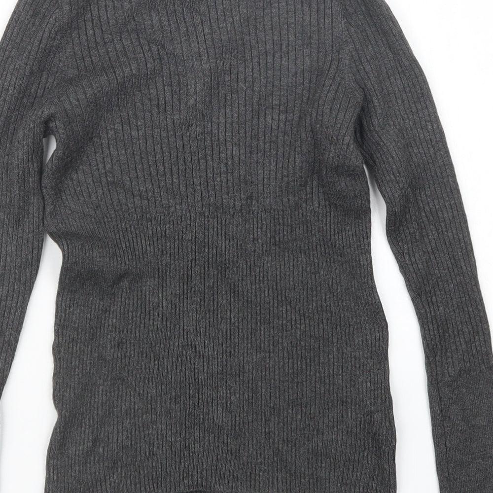 Candy Couture Girls Grey   Pullover Jumper Size 10 Years