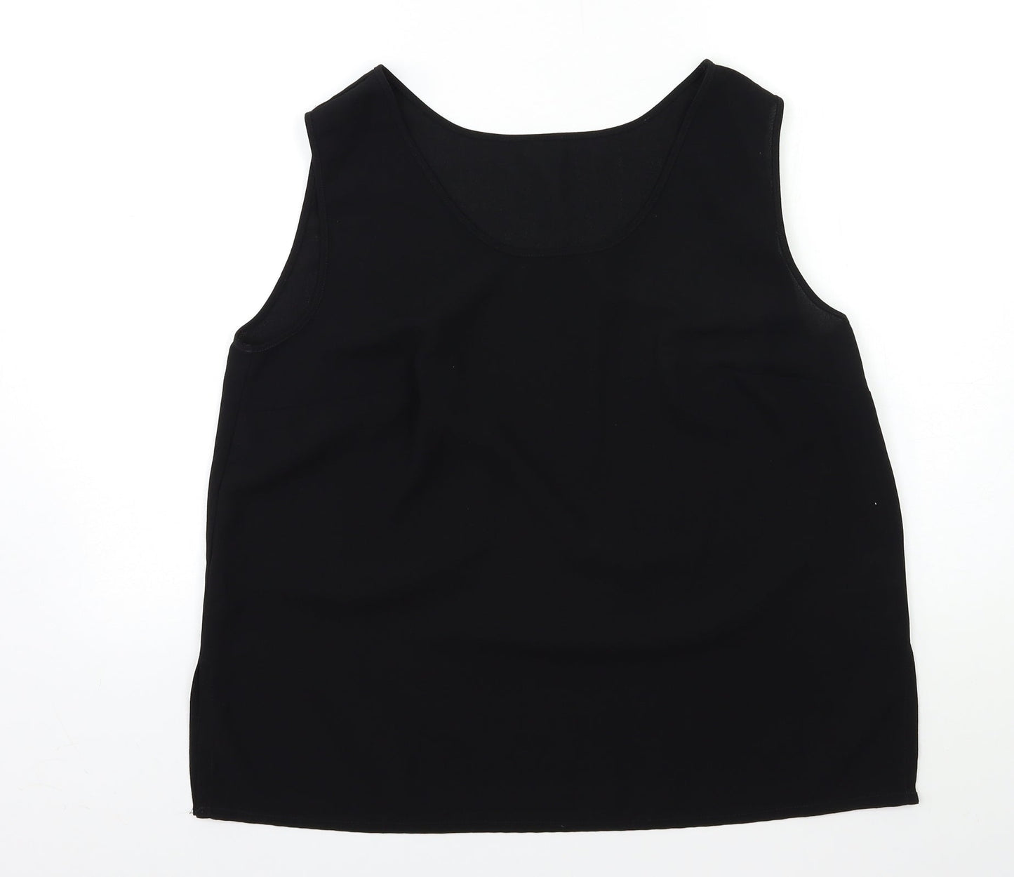 MATCH SET Womens Black   Basic Tank Size 18