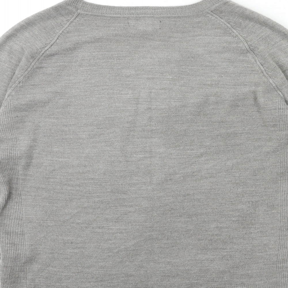 Primark Womens Grey  Knit Pullover Jumper Size 12