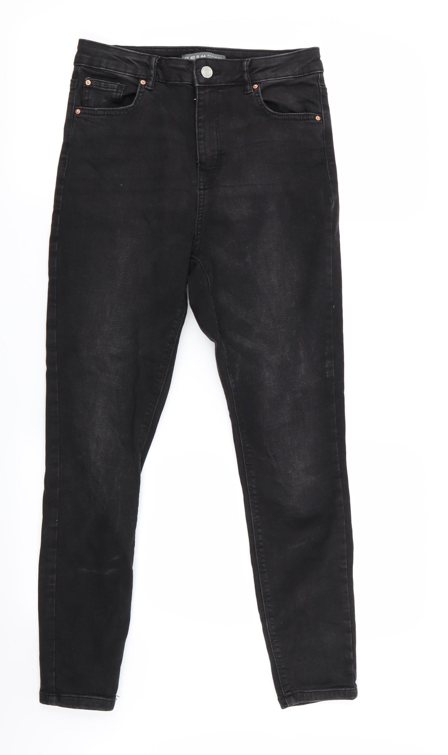 denim and co Womens Black   Skinny Jeans Size 12 L28 in
