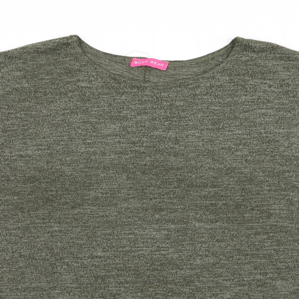 body wear Womens Green   Basic T-Shirt Size S