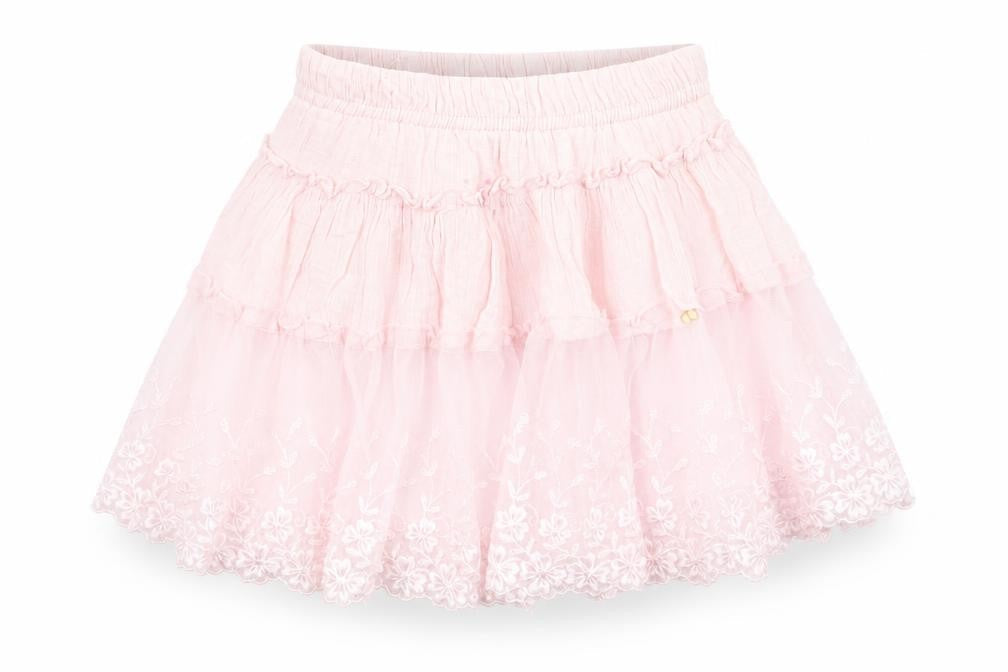 naqu Girls Pink Floral  Flare Skirt Size 5-6 Years