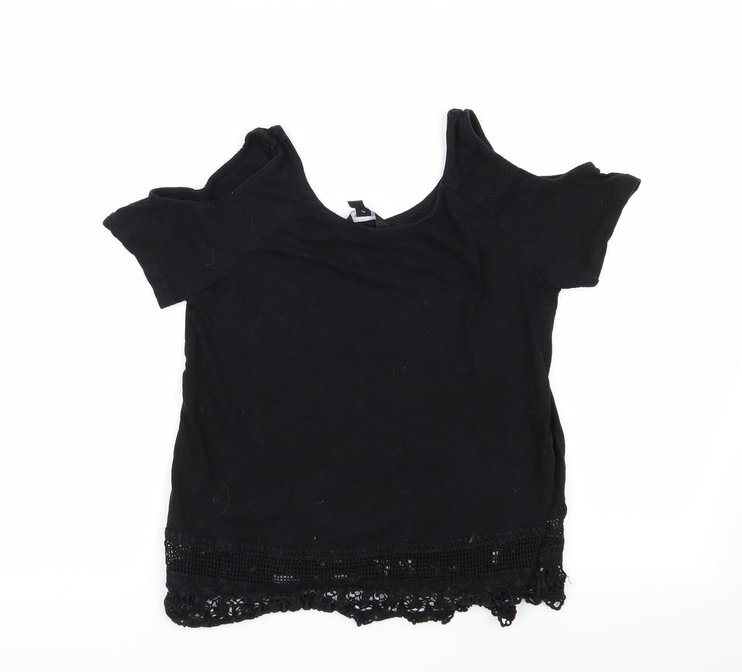 New Look Womens Black   Basic T-Shirt Size 6