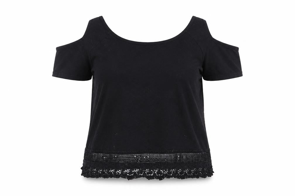 New Look Womens Black   Basic T-Shirt Size 6