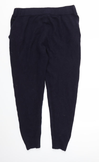 Back view of Red Herring women’s blue trousers, size UK 14, 24-inch leg