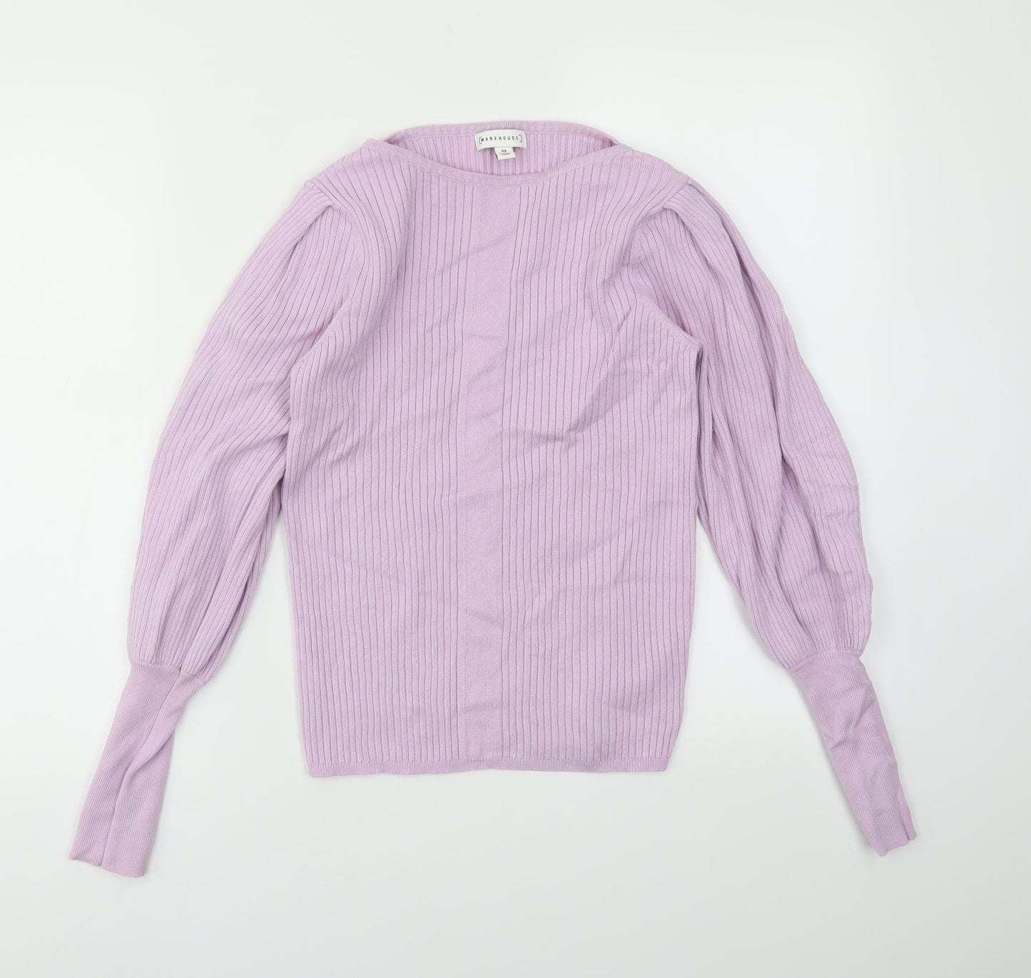 Warehouse Womens Purple   Basic T-Shirt Size M