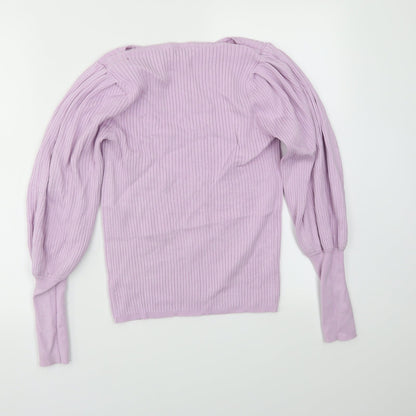 Warehouse Womens Purple   Basic T-Shirt Size M