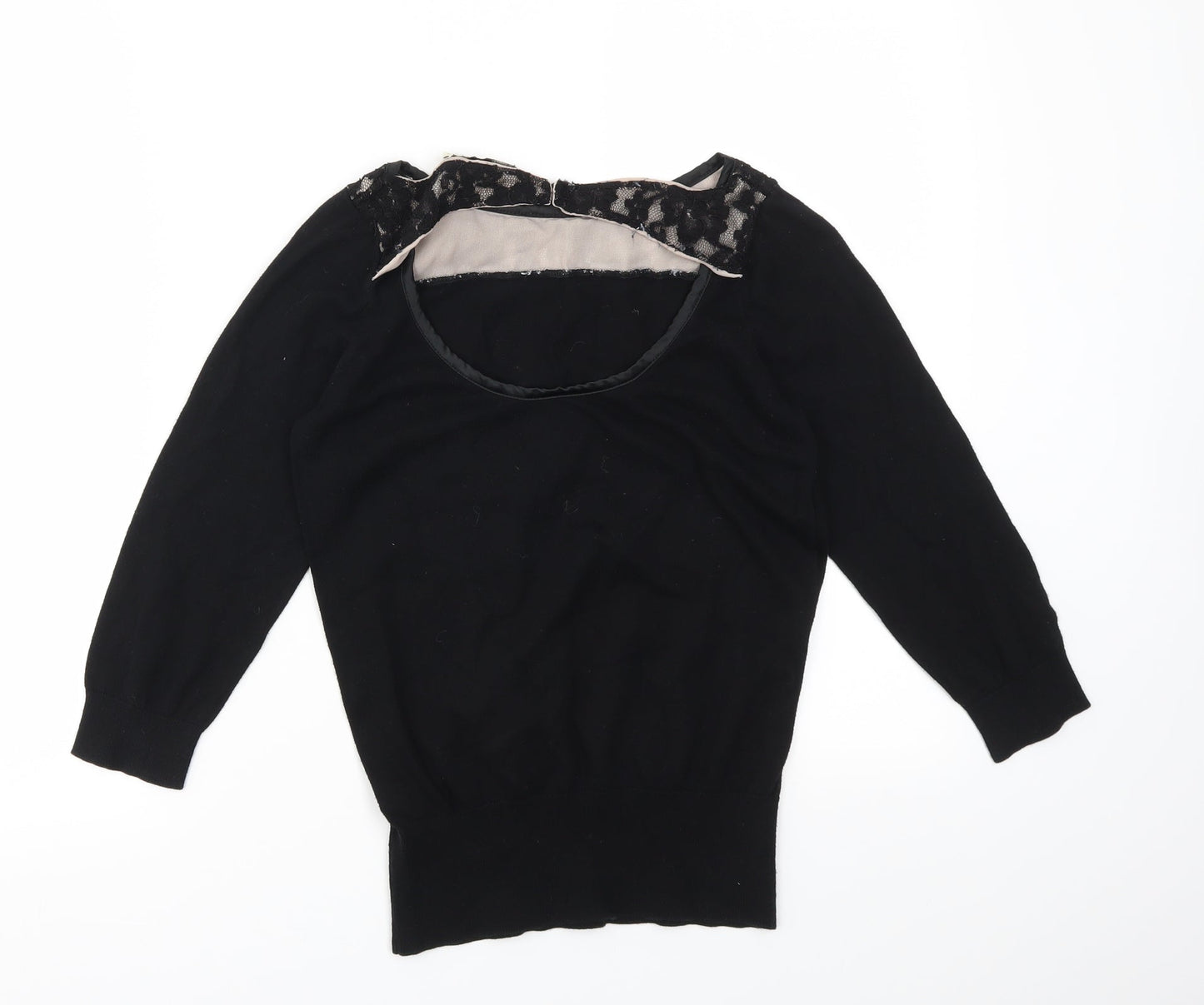Oasis Womens Black   Basic T-Shirt Size S