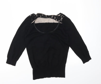 Oasis Womens Black   Basic T-Shirt Size S