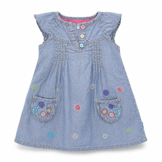 Debenhams Girls Blue   Fit & Flare  Size 2-3 Years