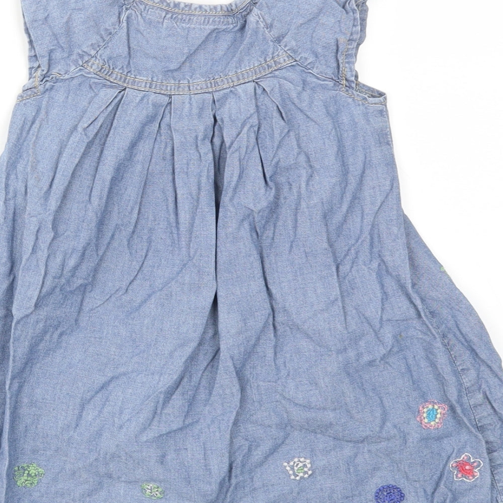Debenhams Girls Blue   Fit & Flare  Size 2-3 Years