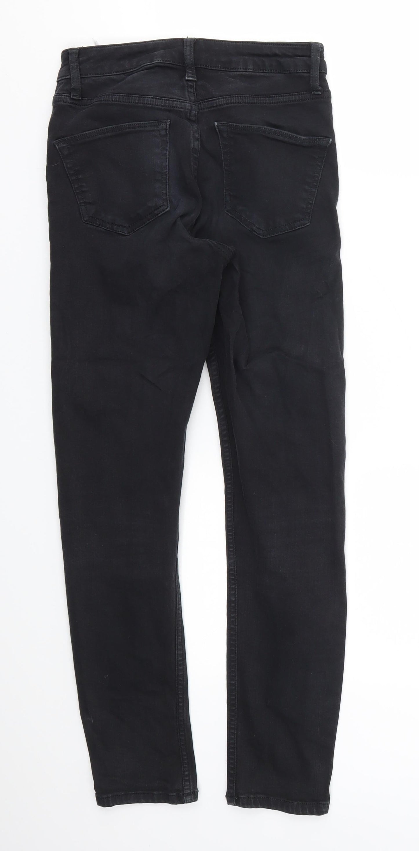 Topshop Womens Black   Skinny Jeans Size 25 in L28 in