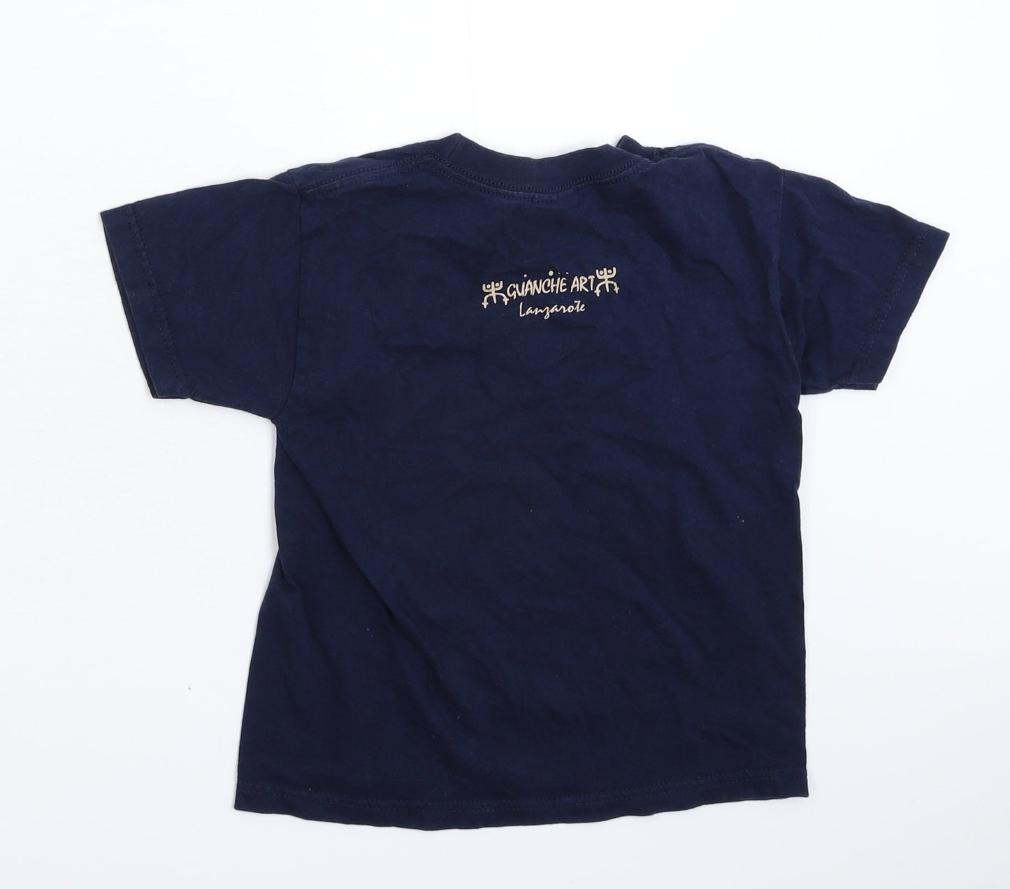 Russell Boys Blue   Basic T-Shirt Size 5-6 Years