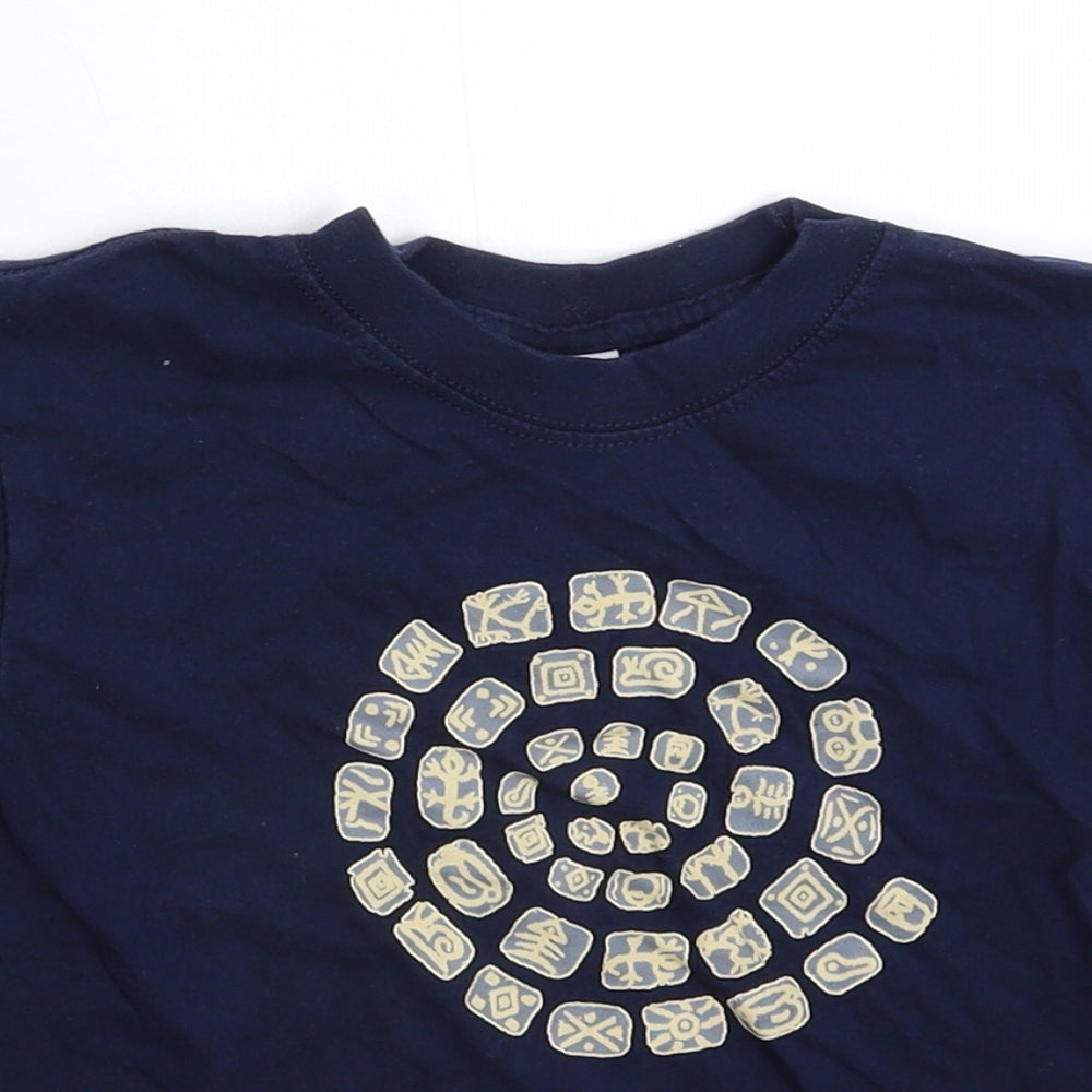Russell Boys Blue   Basic T-Shirt Size 5-6 Years