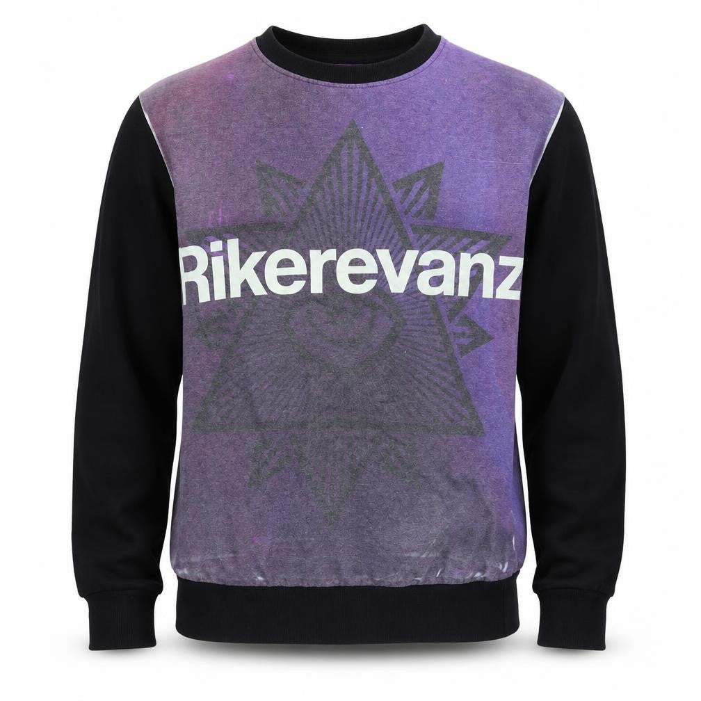 Rikerevanz Mens Multicoloured   Pullover Sweatshirt Size S