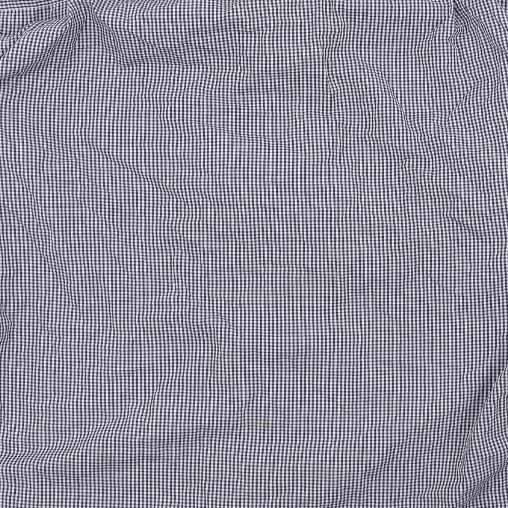 Ceder wood state Mens Blue Geometric   Button-Up Size 17