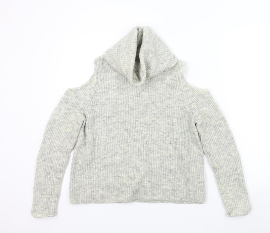 New Look Womens Grey   Pullover Jumper Size S