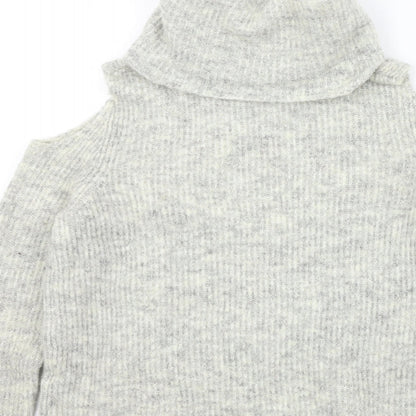 New Look Womens Grey   Pullover Jumper Size S