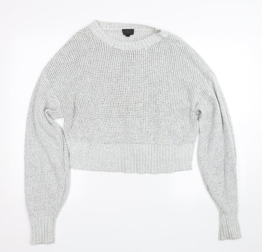 Topshop Womens Grey   Pullover Jumper Size S