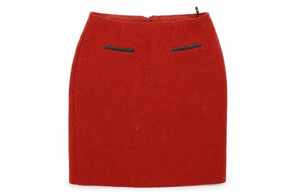 Marks & Spencer Womens Orange   Bandage Skirt Size 10