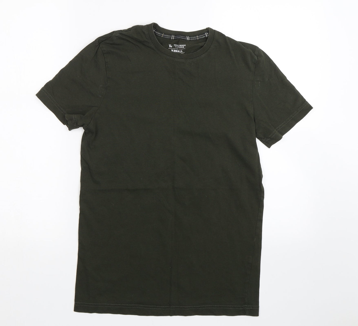 TU Womens Green   Basic T-Shirt Size XS
