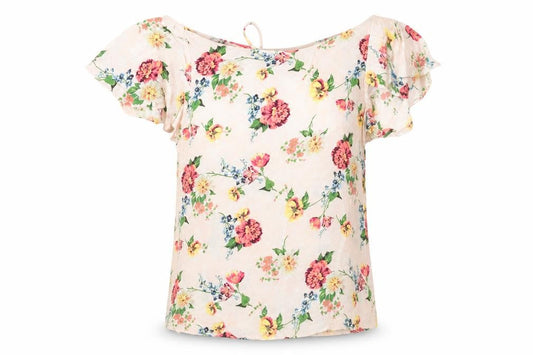 NEXT Womens Pink Floral  Basic Blouse Size 8