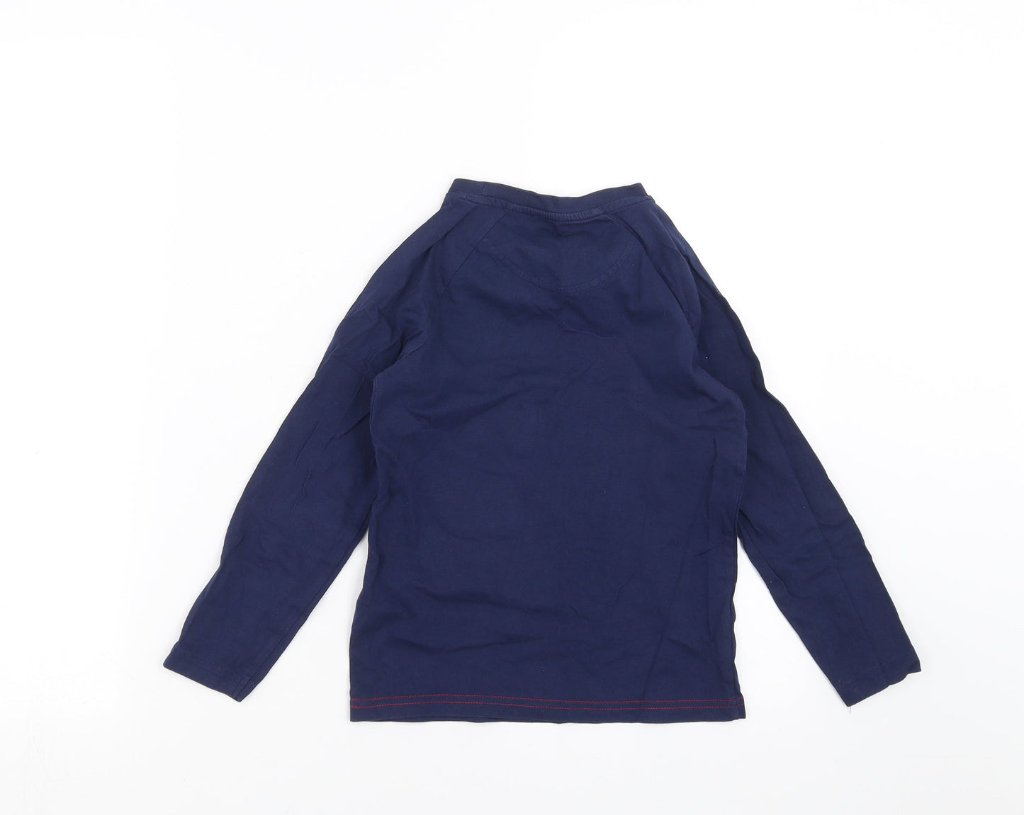 TU Boys Blue   Basic T-Shirt Size 6-7 Years  - dude