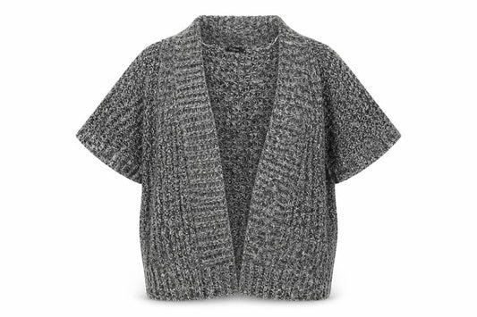 Bonmarché Womens Grey Wrap Jumper Size M