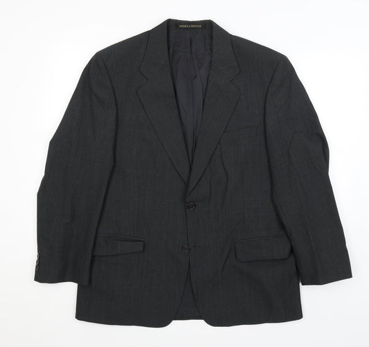 M&S Mens Grey   Jacket Blazer Size L