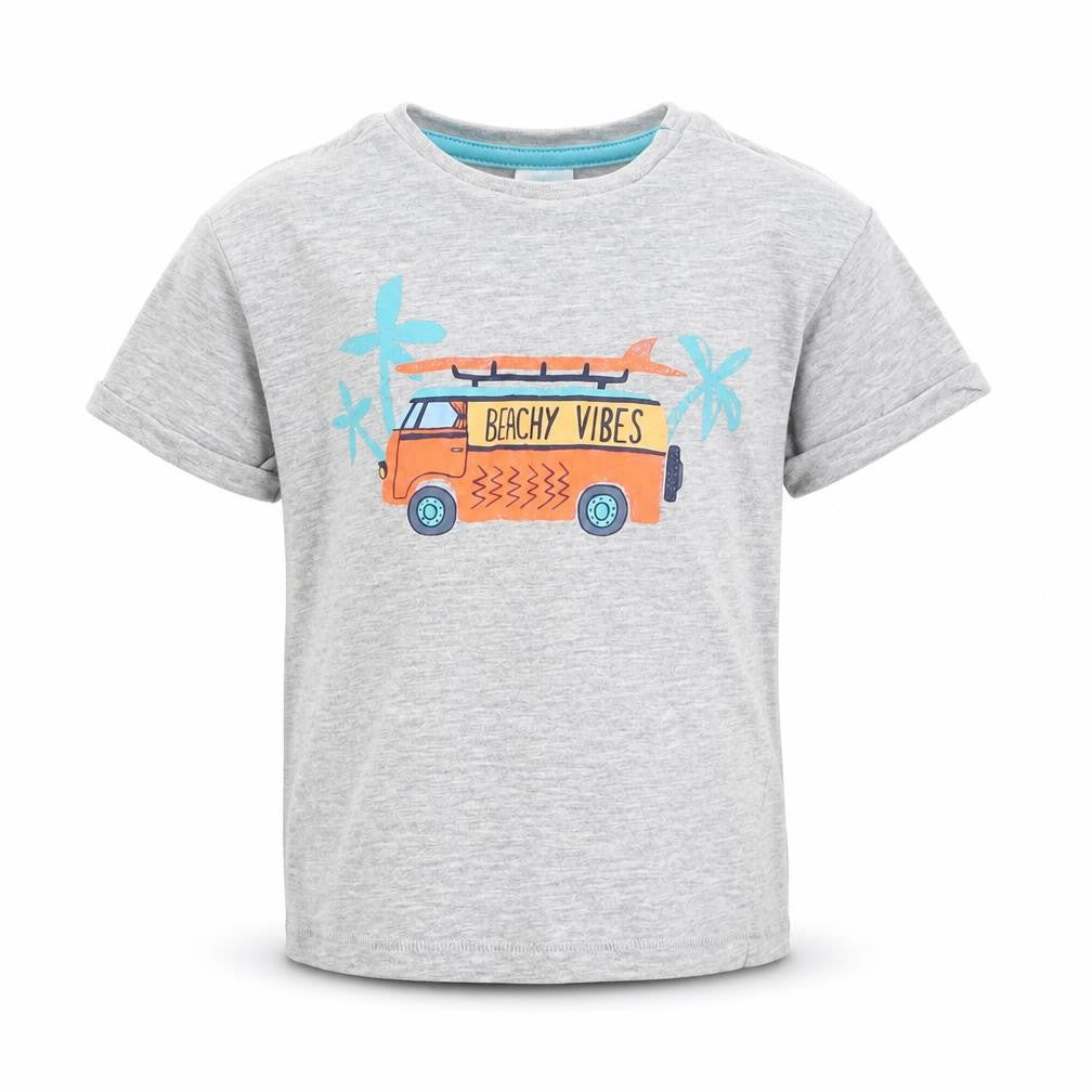 H&M Baby Grey   Basic T-Shirt Size 12-18 Months  - Beachy Vibes
