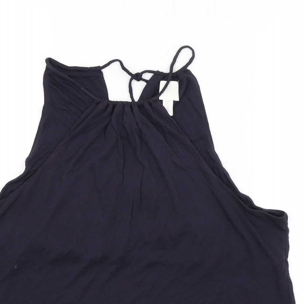H&M Womens Blue   Basic Tank Size M
