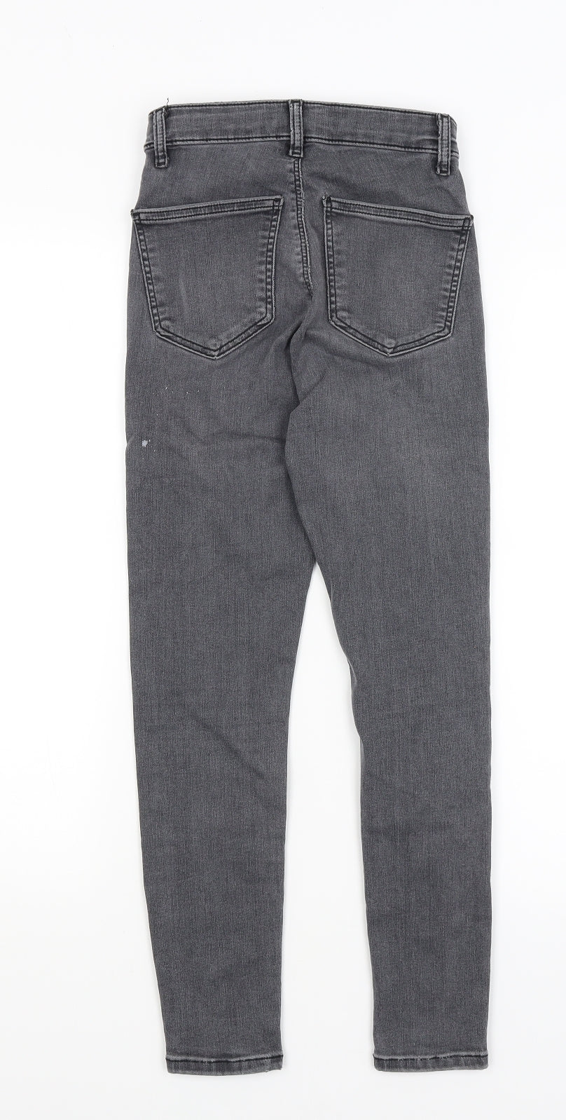 Topshop Womens Grey   Skinny Jeans Size 25 in L24 in
