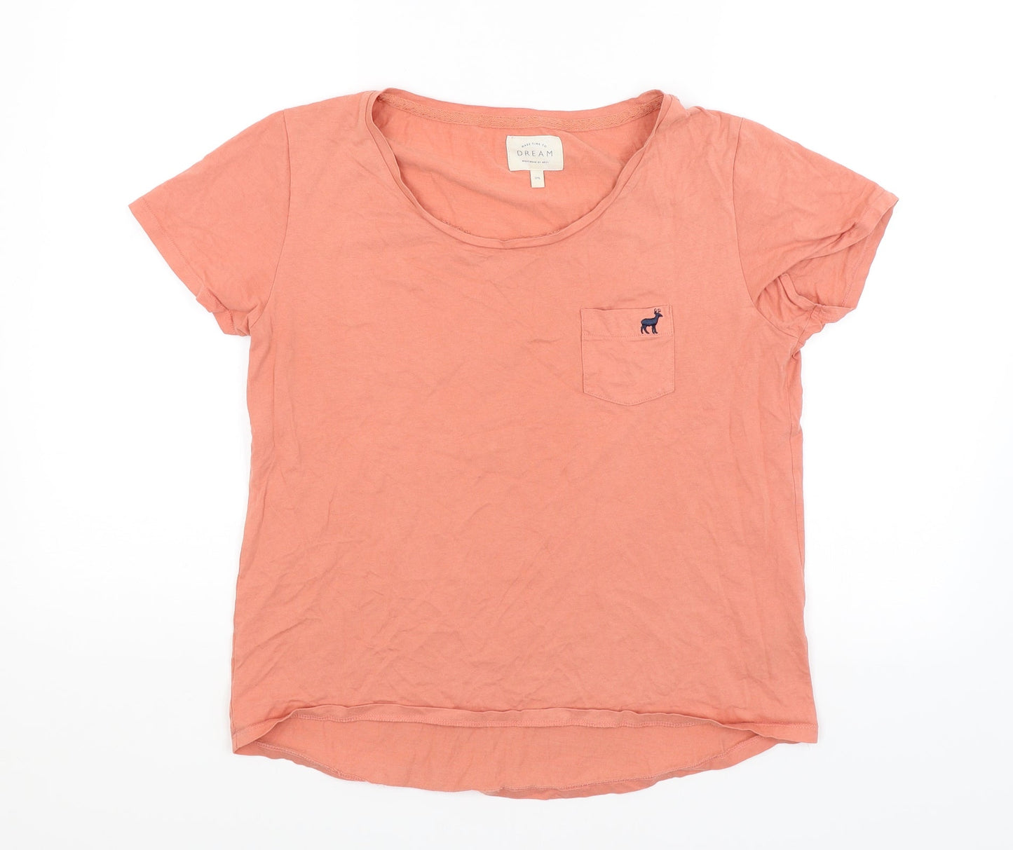 NEXT Womens Orange   Basic T-Shirt Size S